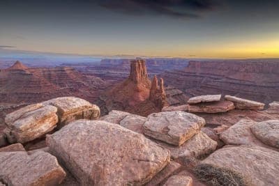 Canyonlands National Park / Needles & Horseshoe Canyon Stock Country