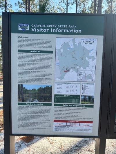Carvers Creek State Park – Sandhills Access
