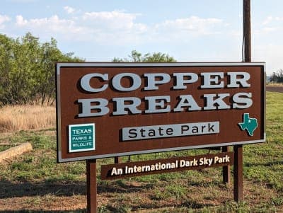 Copper Breaks State Park