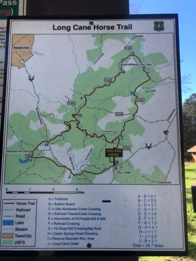 Long Cane Horse Trail