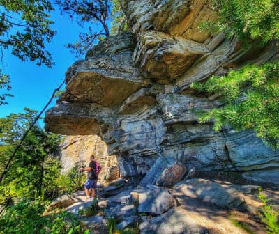 Pilot Mountain State Park – Hauser Road Parking Area